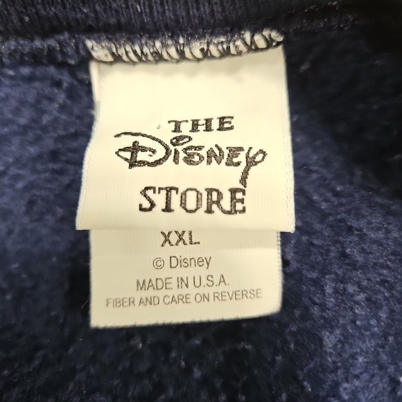 Vintage The Disney Store Tigger XXL Navy Blue‎ Crewneck Sweatshirt Pooh USA - Picture 3 of 7